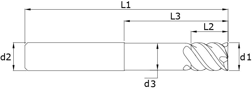  Karbür Freze - Sert Mold