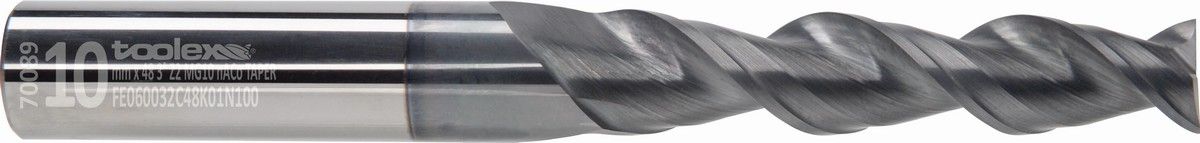 Solid carbide conical end millls - Taper