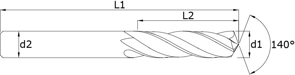 Solid carbide Senker
